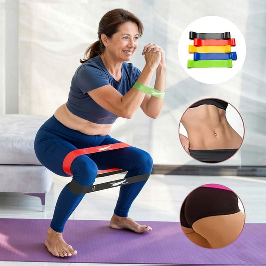 5-Piece Resistance Band Set for Home Workouts