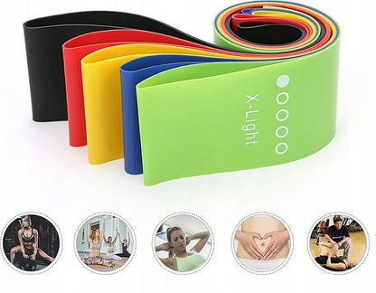 5-Piece Resistance Band Set for Home Workouts