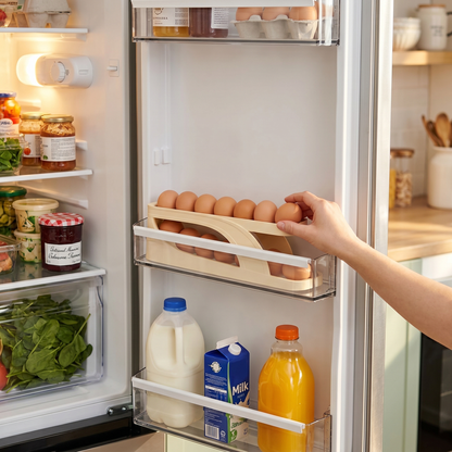 1+1 FREE | EggScroller for Keeping Eggs Fresh and Organized in Your Fridge - lifestyle