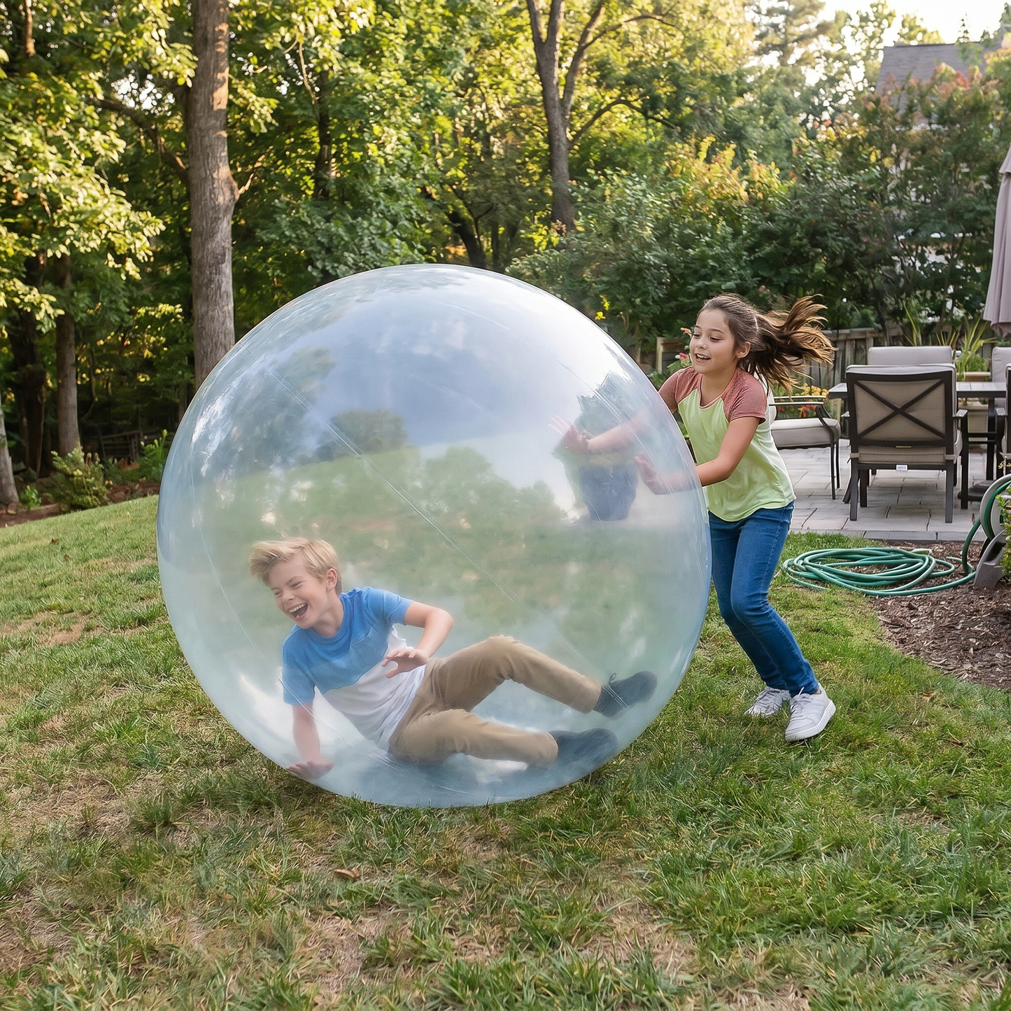 1+1 FREE | Inflatable Stretch Bubble Ball – Water-Fillable & Bounces Fiercely - lifestyle
