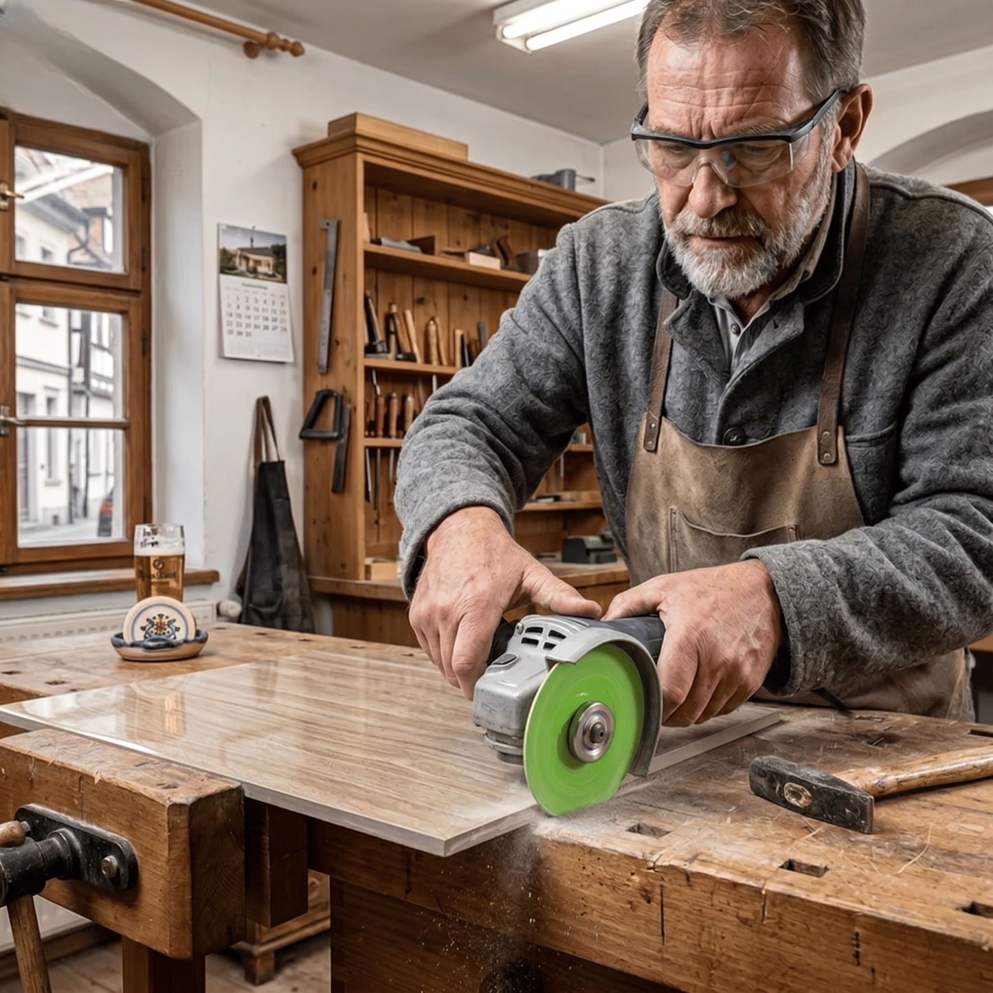 100 mm Diamond Cutting Wheel – Compatible with Angle Grinders - lifestyle