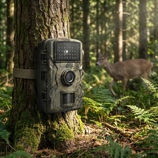 12 MP Trail Camera with Night Vision and Full HD 1080P Video - lifestyle