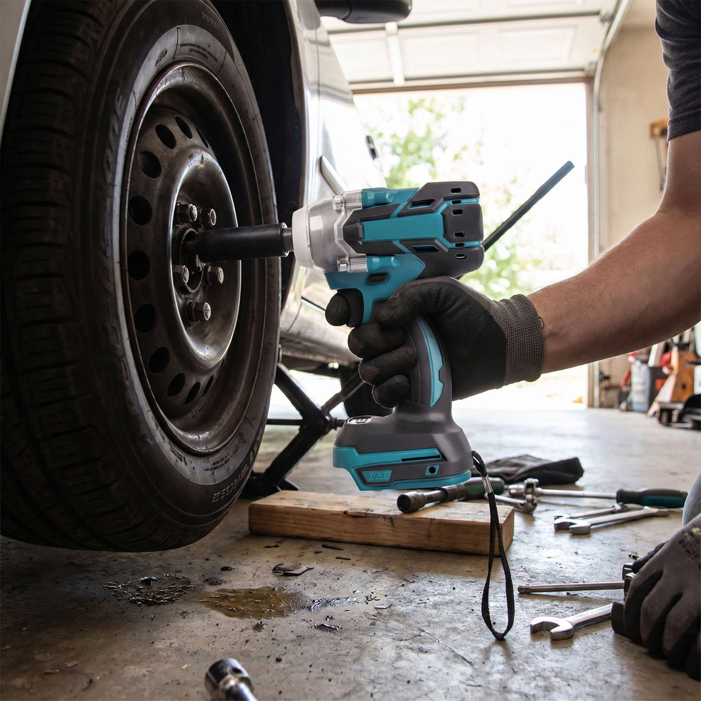 18V Cordless Impact Wrench – 520 Nm Torque, 4200 RPM Speed - lifestyle
