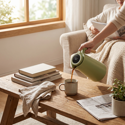 1L Insulated Flask – Maintains Temperature of Beverages for Hours - lifestyle