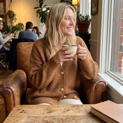 2023 New Cashmere Cocoon Cardigan - lifestyle