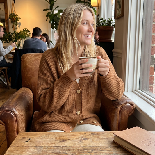 2023 New Cashmere Cocoon Cardigan - lifestyle