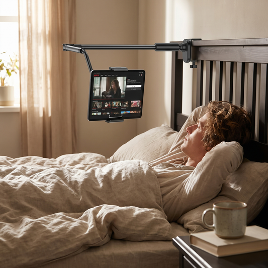 360° Adjustable Clamp Gooseneck Holder for Phone and Tablet, 100 cm - lifestyle