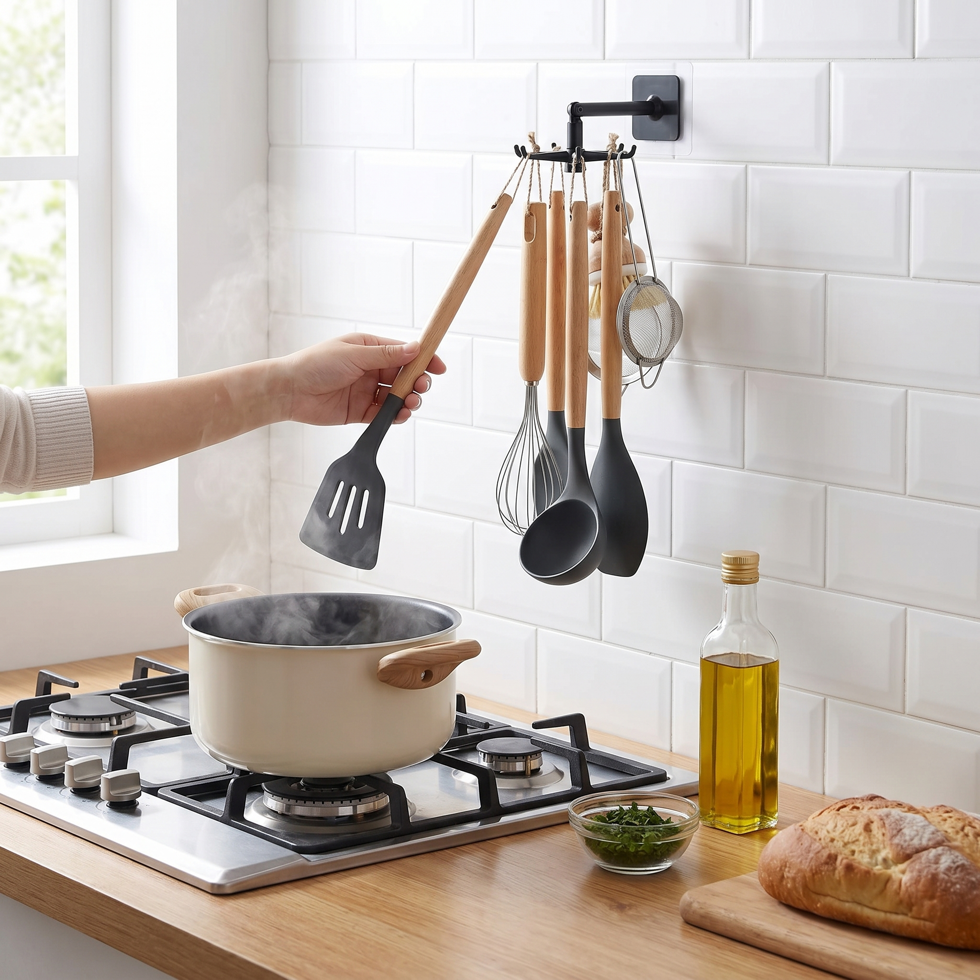 360° Rotating Hook Rack - Versatile Twist Hanger - lifestyle