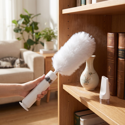 360° Rotating Electric Duster with Dual Speed Settings - lifestyle