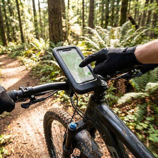 360° Rotating Waterproof Phone Mount for Bicycles - lifestyle