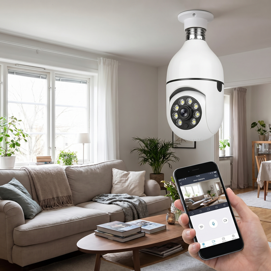 360° View Wireless Security Camera with Night Vision and App Control - lifestyle