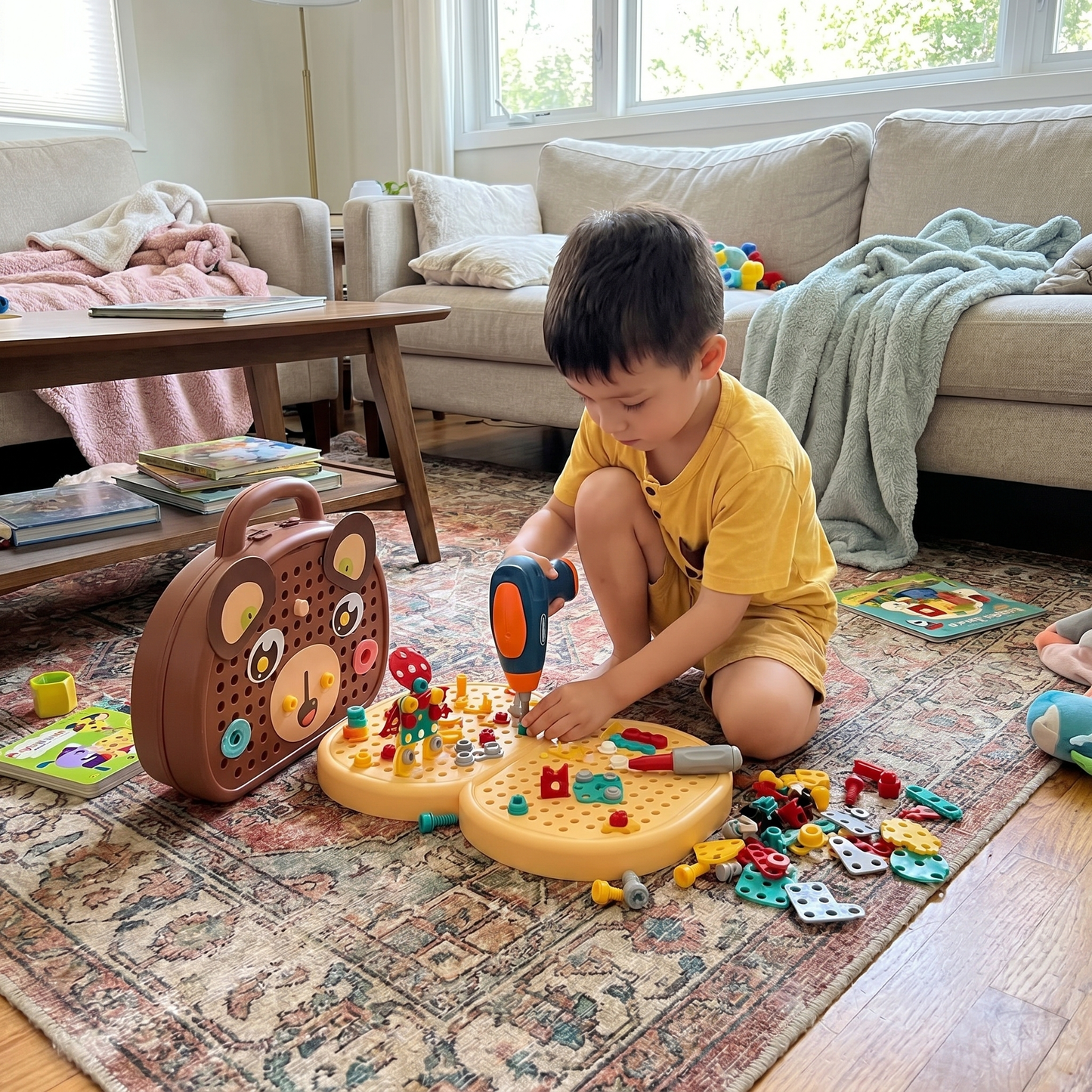 3D Electric Drill Set for Kids - lifestyle