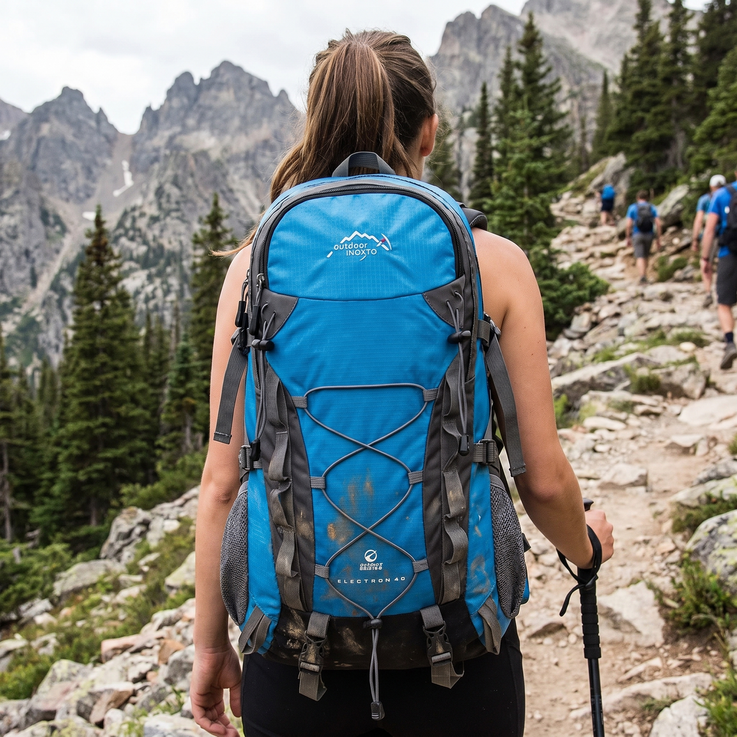 40L Adventure Ready Backpack for Hiking and Travel - lifestyle