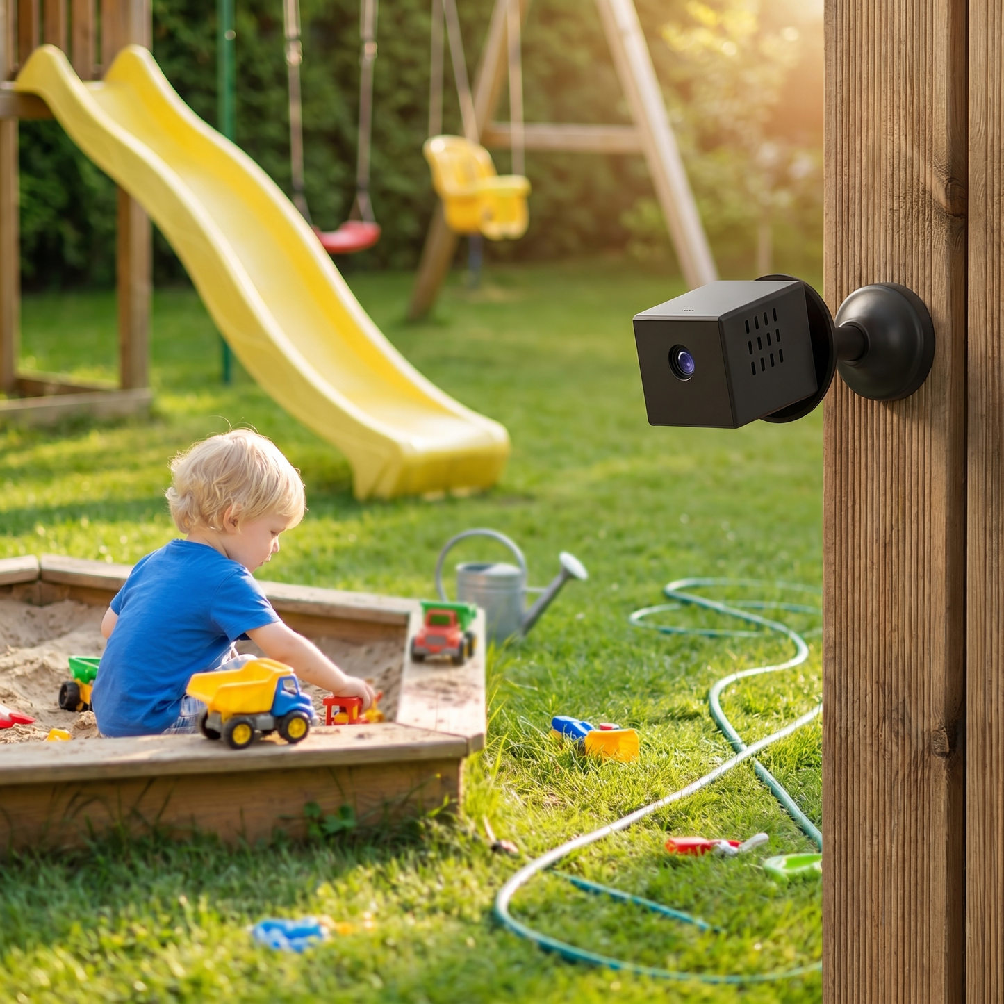 4K Wireless Security Camera with Night Vision and Infrared - lifestyle