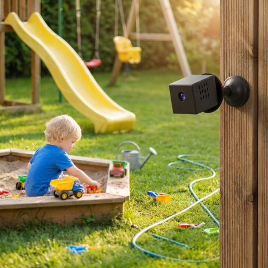 4K Wireless Security Camera with Night Vision and Infrared - lifestyle