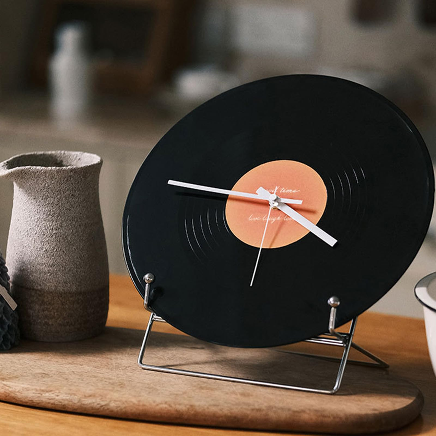 12-Inch Silent Vinyl Wall Clock
