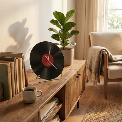12-Inch Silent Vinyl Wall Clock