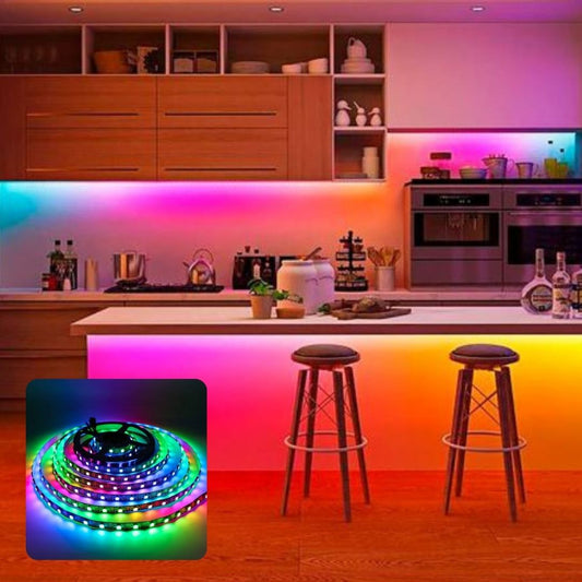15m Smart LED Light Strip with App & Remote