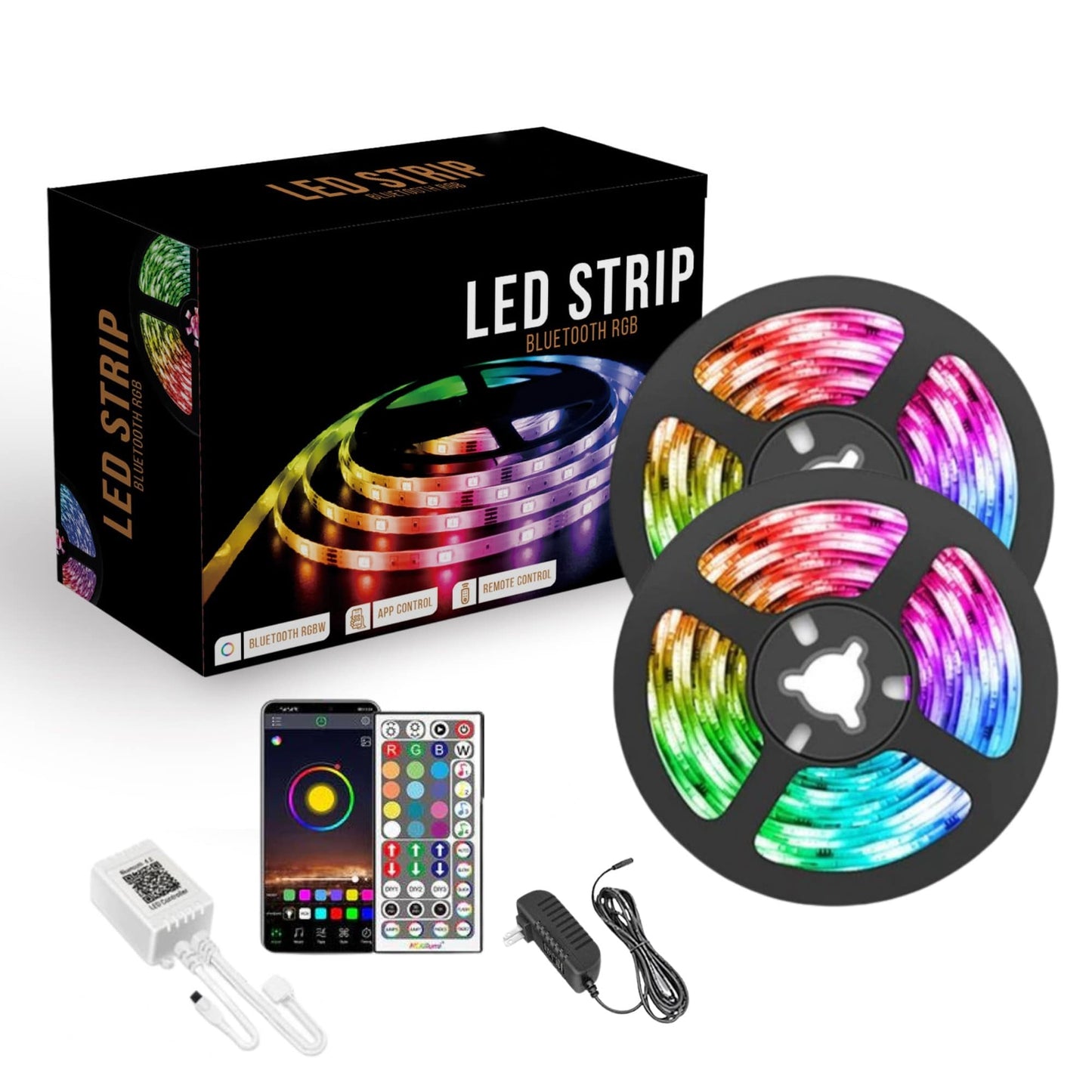 15m Smart LED Light Strip with App & Remote