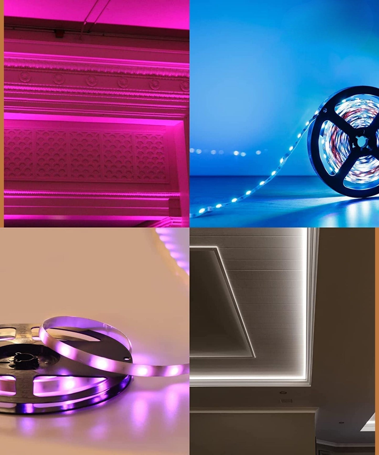 15m Smart LED Light Strip with App & Remote