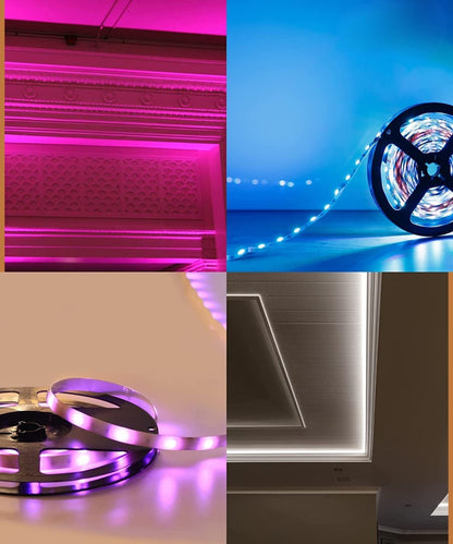 15m Smart LED Light Strip with App & Remote