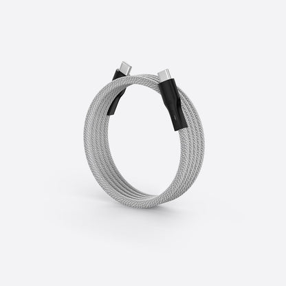 100W Magnetic Spiral Fast Charging Cable