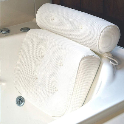 3D Mesh Bath Pillow - Ergonomic Neck Support
