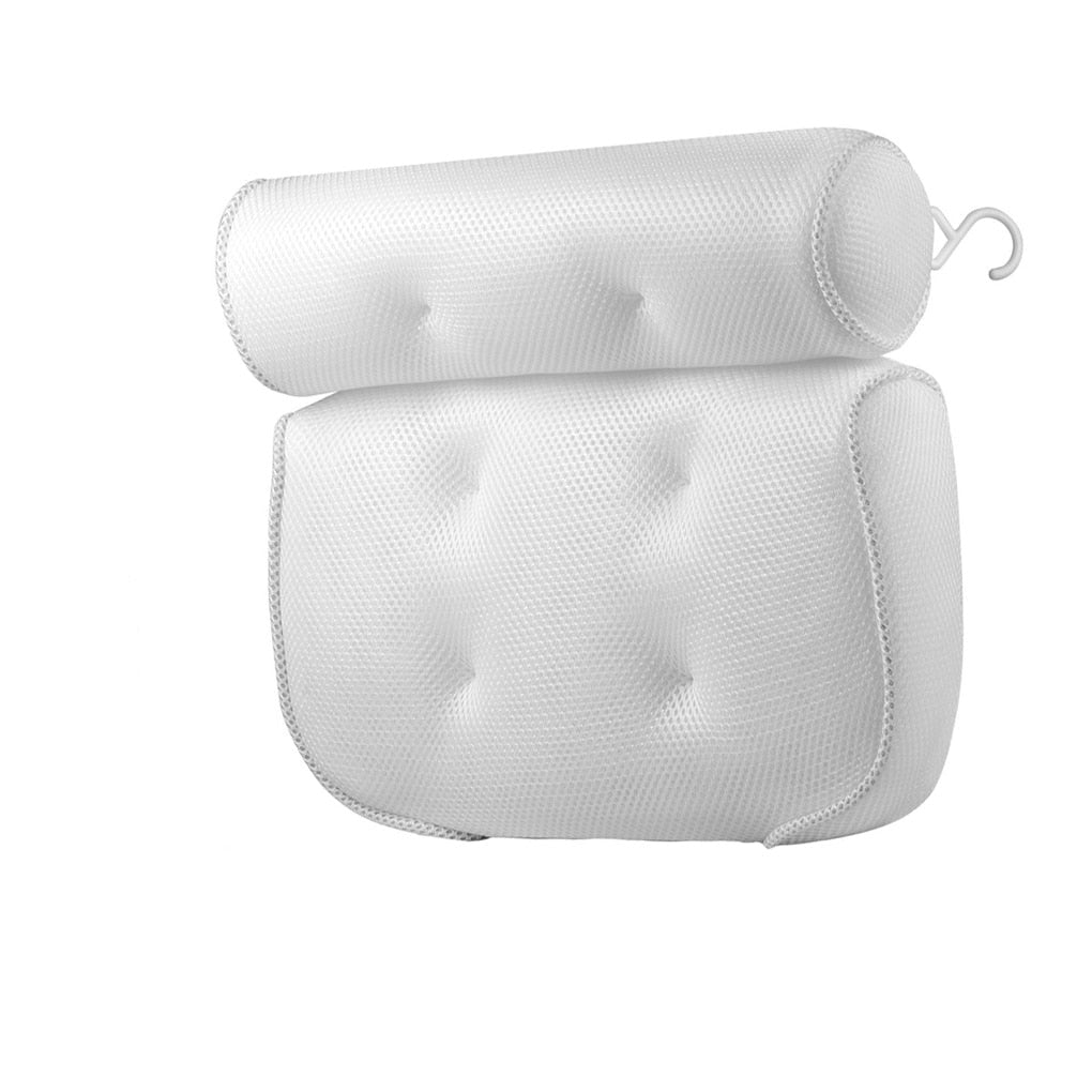 3D Mesh Bath Pillow - Ergonomic Neck Support