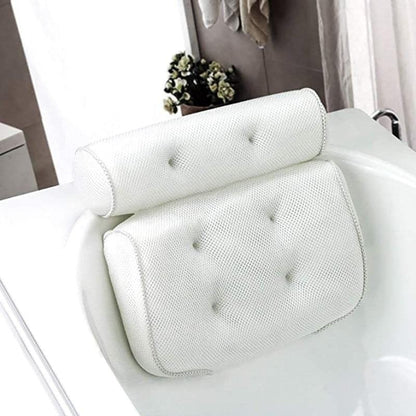 3D Mesh Bath Pillow - Ergonomic Neck Support