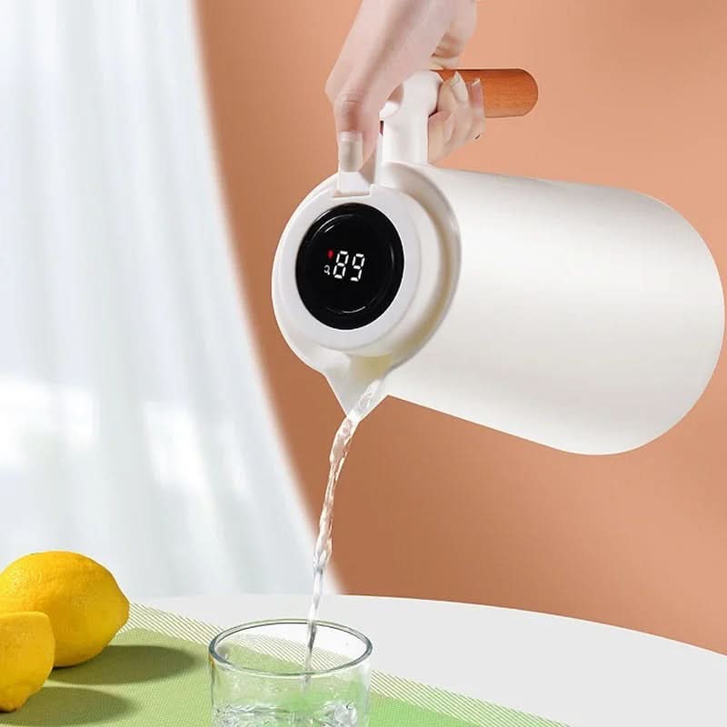 1L Insulated Flask with Digital Temperature Display