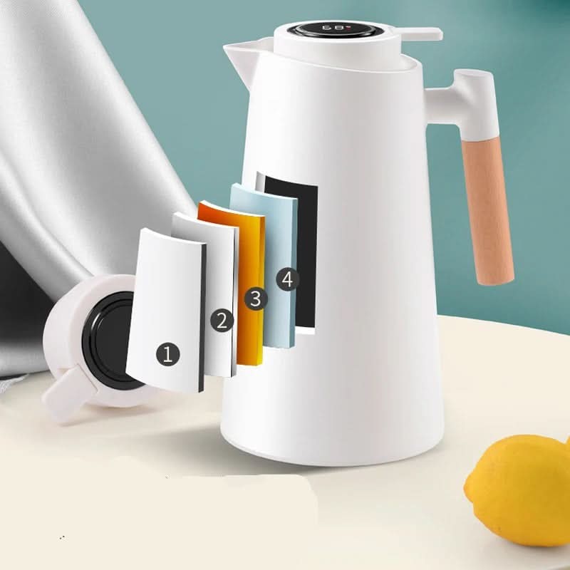 1L Insulated Flask with Digital Temperature Display